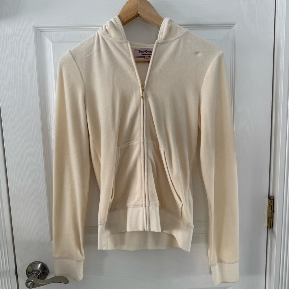 Juicy Couture Cream Pineapple Hooded Jacket